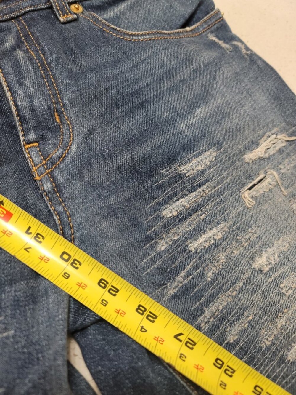 Roberto Cavalli Jeans Womens Slim Blue Stretch Denim Logo Pocket Sz 40 - Picture 6 of 9